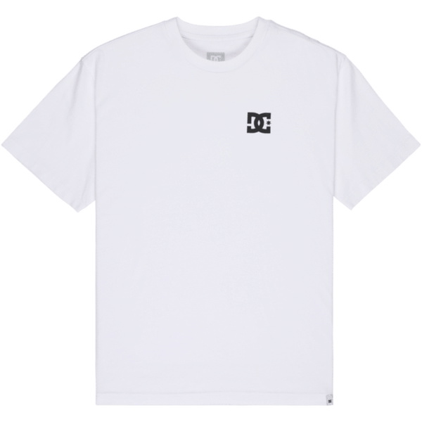 2026 DC Shoes Mens Pushing Forward T-Shirt EDYZT04500 - White